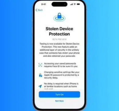 城固苹果授权维修店分享被盗设备保护功能开启方法 