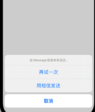 城固apple维修iPhone上无法正常发送iMessage信息