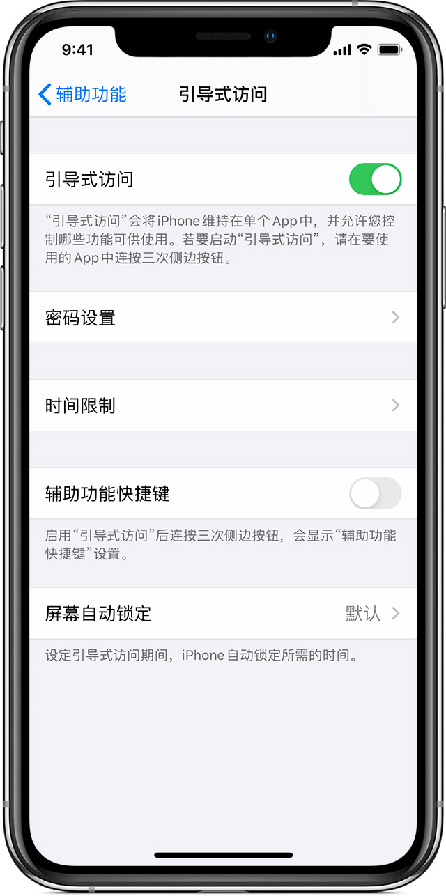 城固苹果手机维修分享如何在 iPhone 上退出引导式访问 