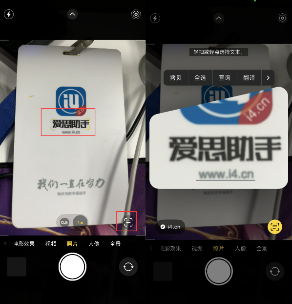 城固苹果手机维修分享升级iOS 16后如何通过相机翻译文本 