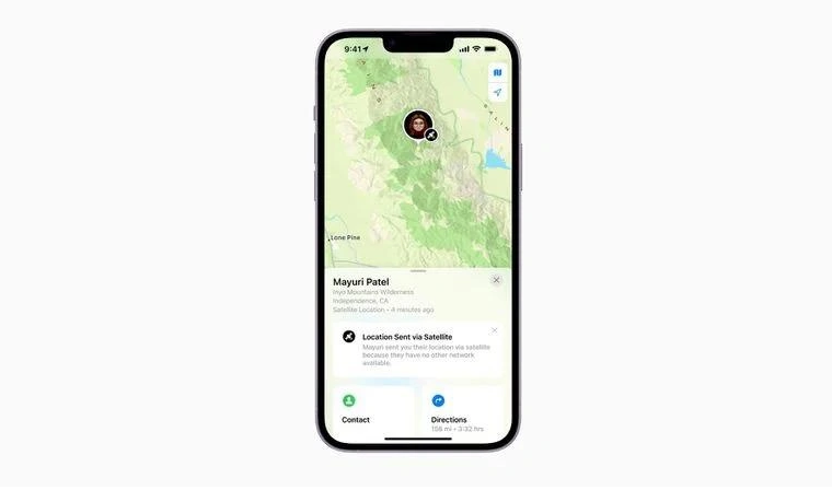 城固苹果14维修分享iPhone14系列中 FindMy功能通过卫星分享位置方法教程 